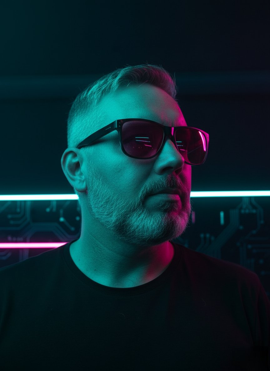 DJ MPBeats — portret boczny